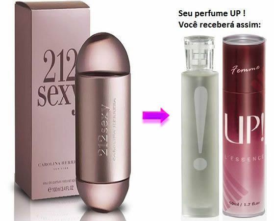 Perfume Feminino 50 ml - UP! 02 - 212 Sexy